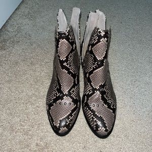 Steve Madden Boots Snake Skin